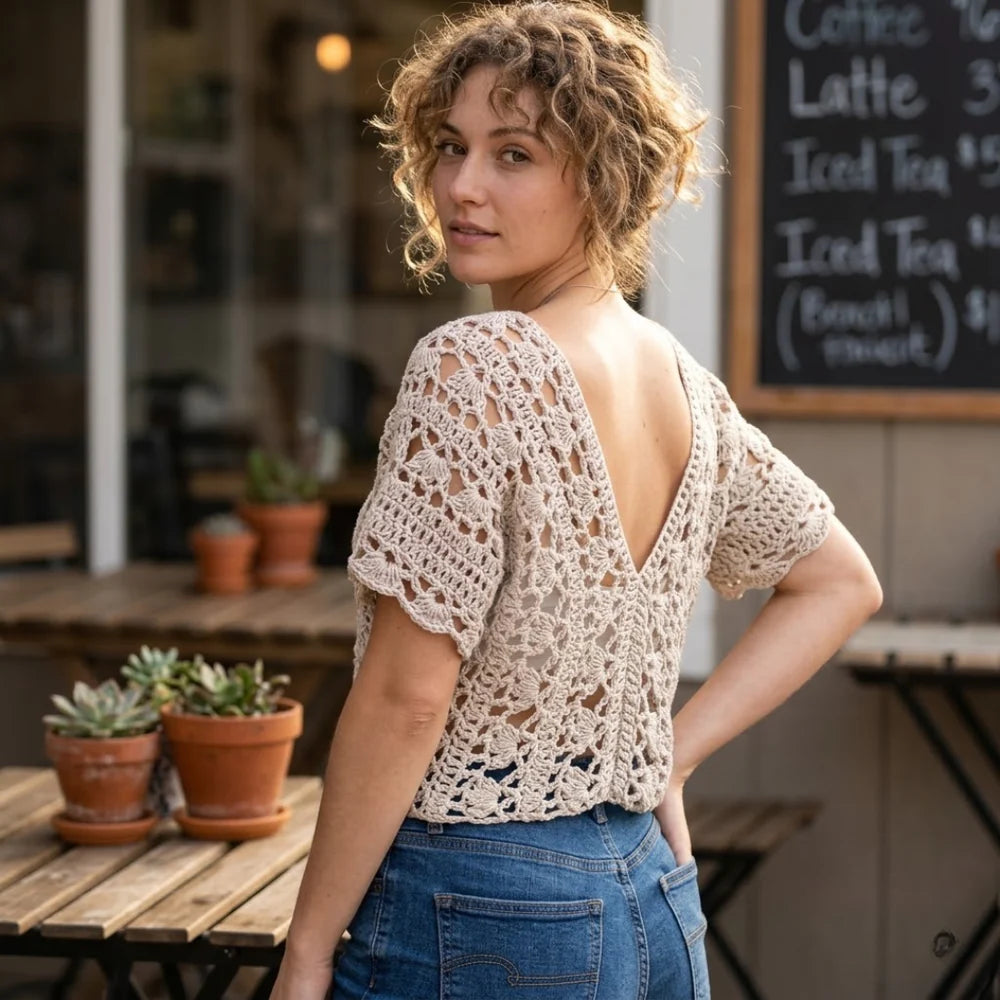 Coastal lace crochet pattern