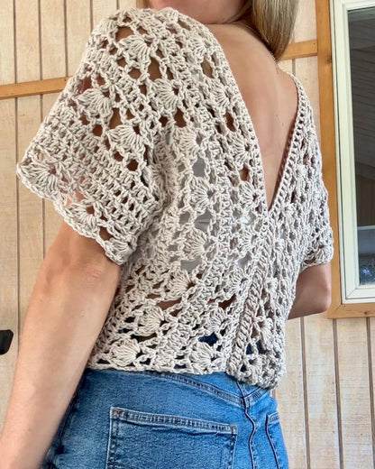Coastal lace crochet pattern