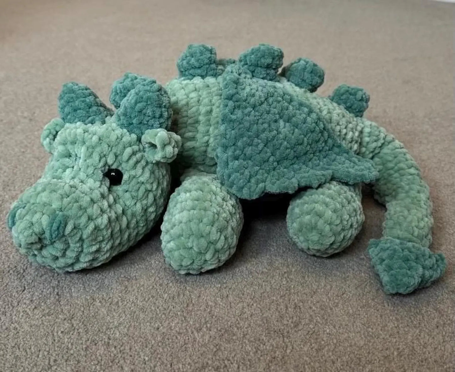 Crochet Floppy Dragon Plushy