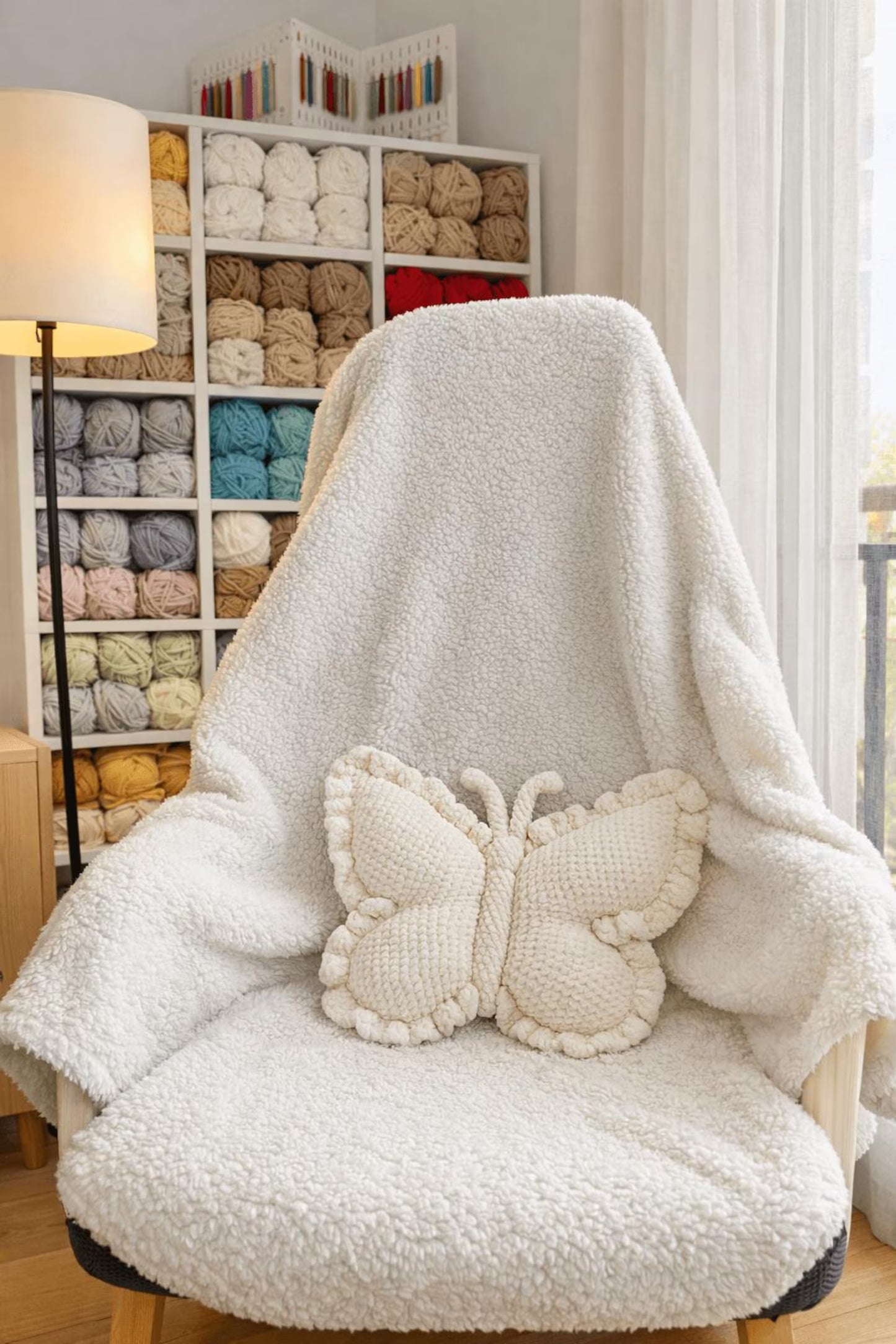 Crochet Butterfly Pillow Pattern