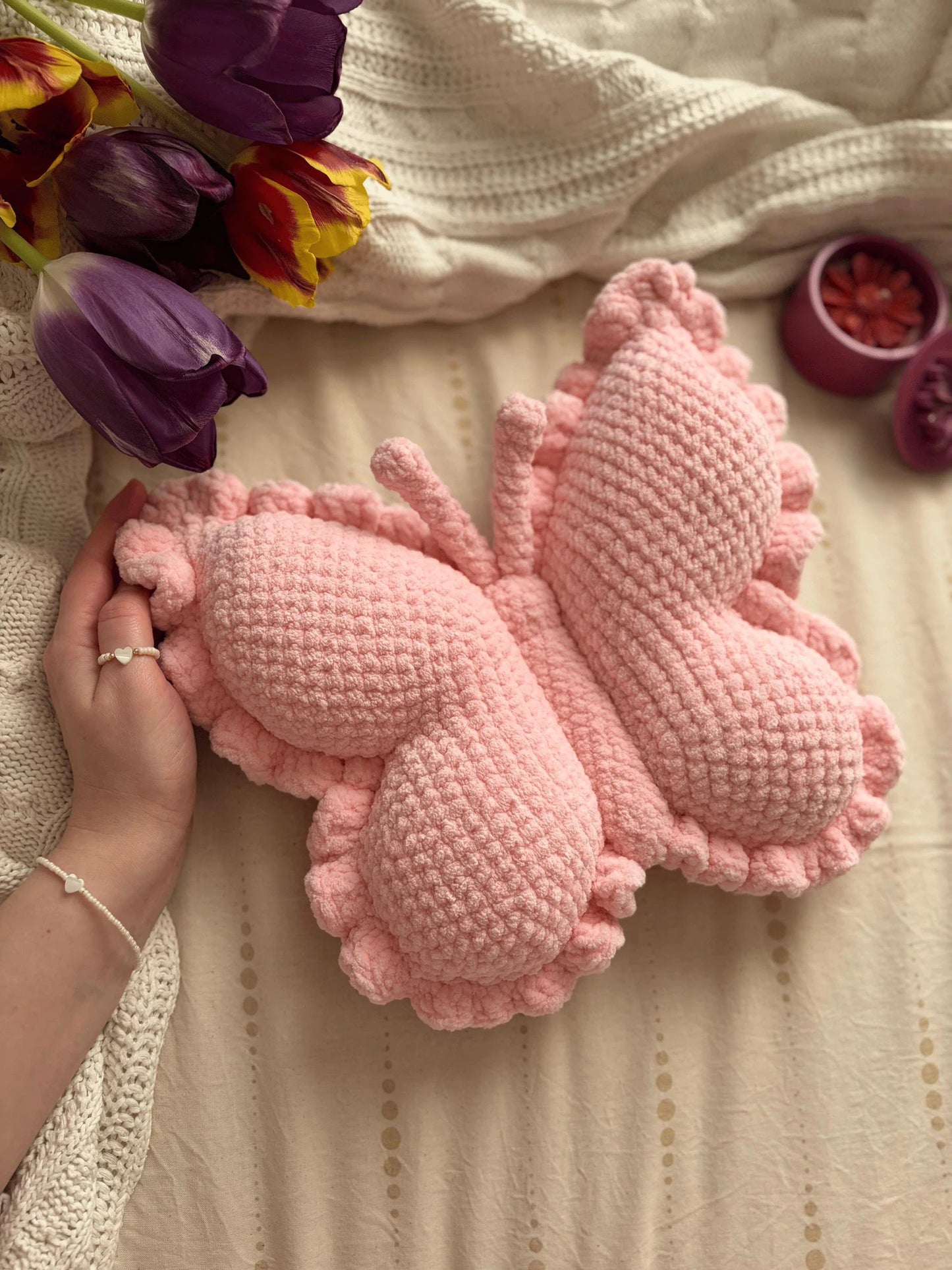 Crochet Butterfly Pillow Pattern