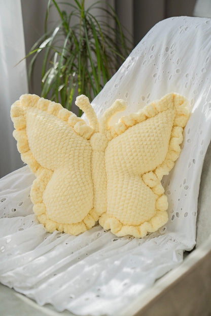 Crochet Butterfly Pillow Pattern