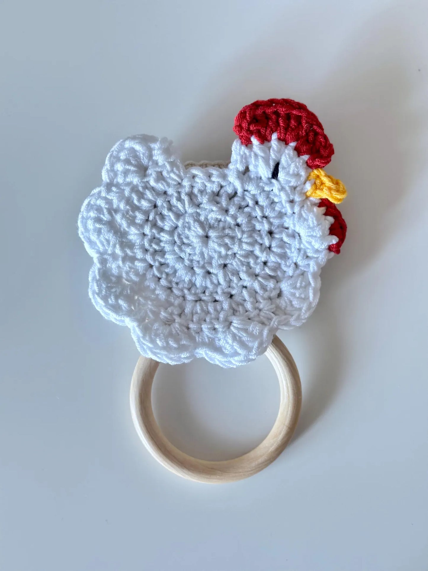 Chicken towel holder pattern pdf with photos + video tutorial