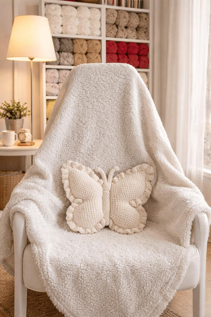 Crochet Butterfly Pillow Pattern