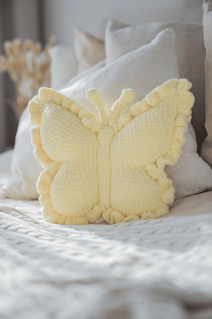 Crochet Butterfly Pillow Pattern