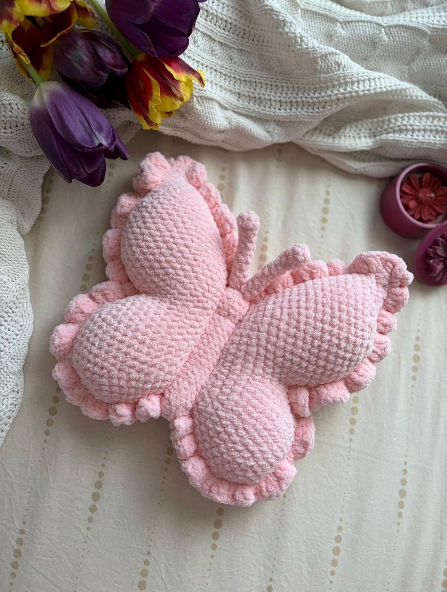 Crochet Butterfly Pillow Pattern