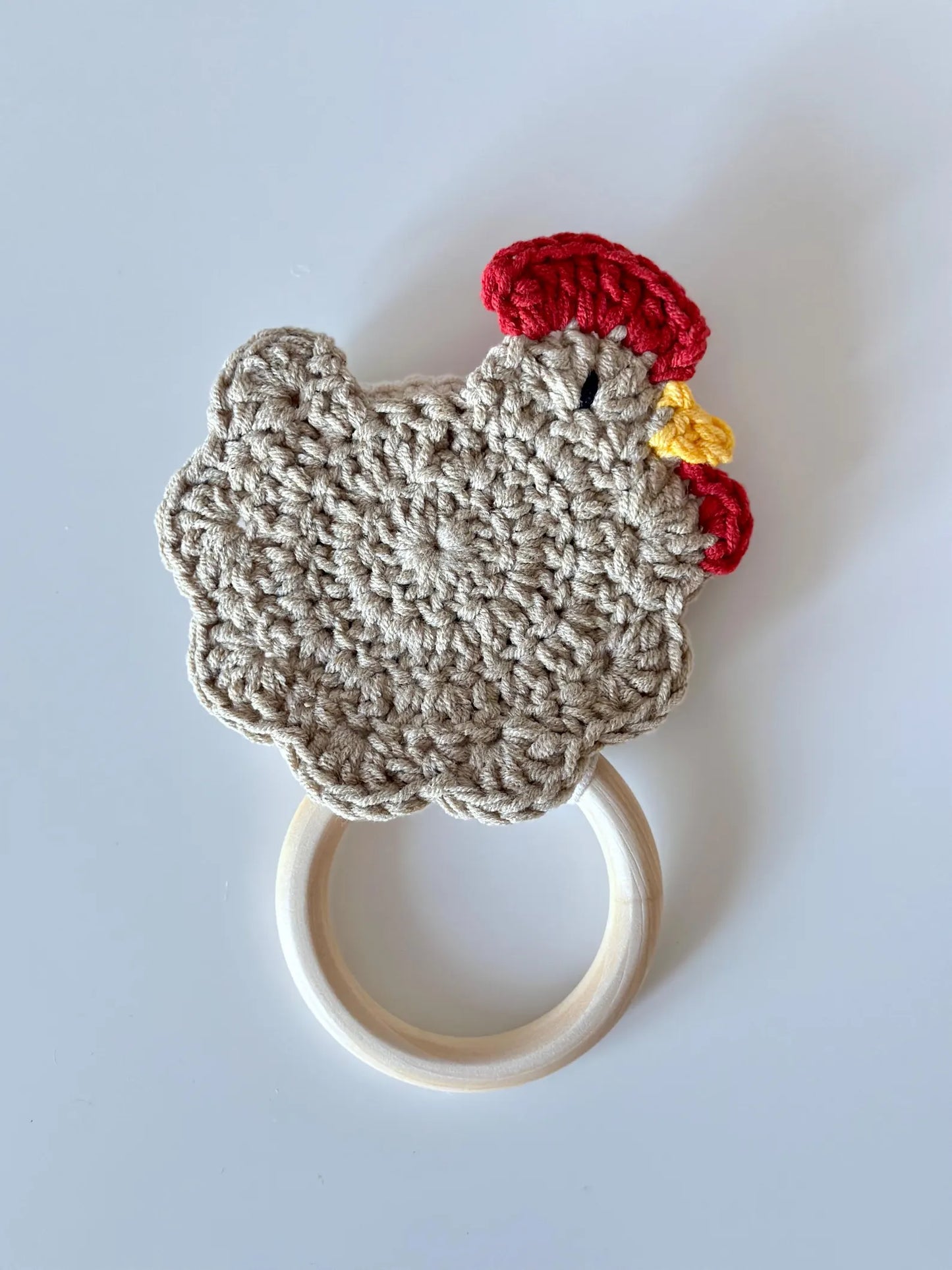 Chicken towel holder pattern pdf with photos + video tutorial