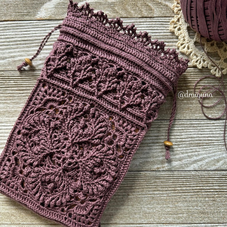 Elemyst Pouch Crochet Pattern (English Only), Digital Download, PDF