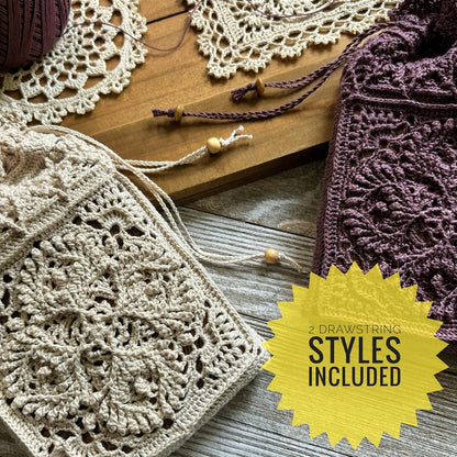 Elemyst Pouch Crochet Pattern (English Only), Digital Download, PDF