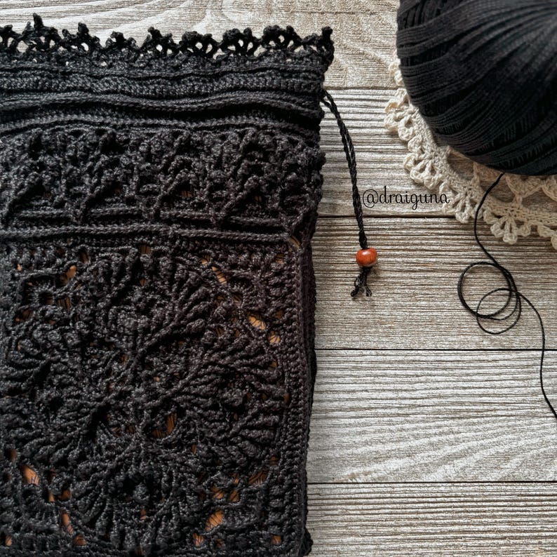 Elemyst Pouch Crochet Pattern (English Only), Digital Download, PDF